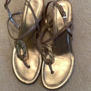 Lilly Pulitzer wedge sandals